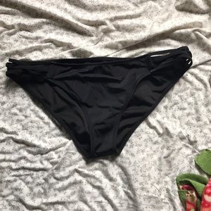 black bikini bottoms